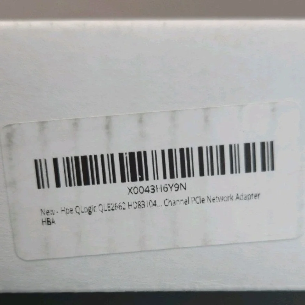 HP Hpe QLogic QLE2662 HD8310405-02 16Gbps Dual-Port Network Adapter HBA - New